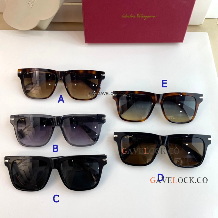 High-grade Ferragamo sf1014 Sunglasses Black Frames